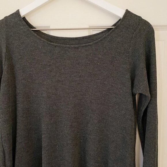 WILDFOX winter diet long sleeve cassidy thermal t-shirt top gray grey size XS - Picture 9 of 9